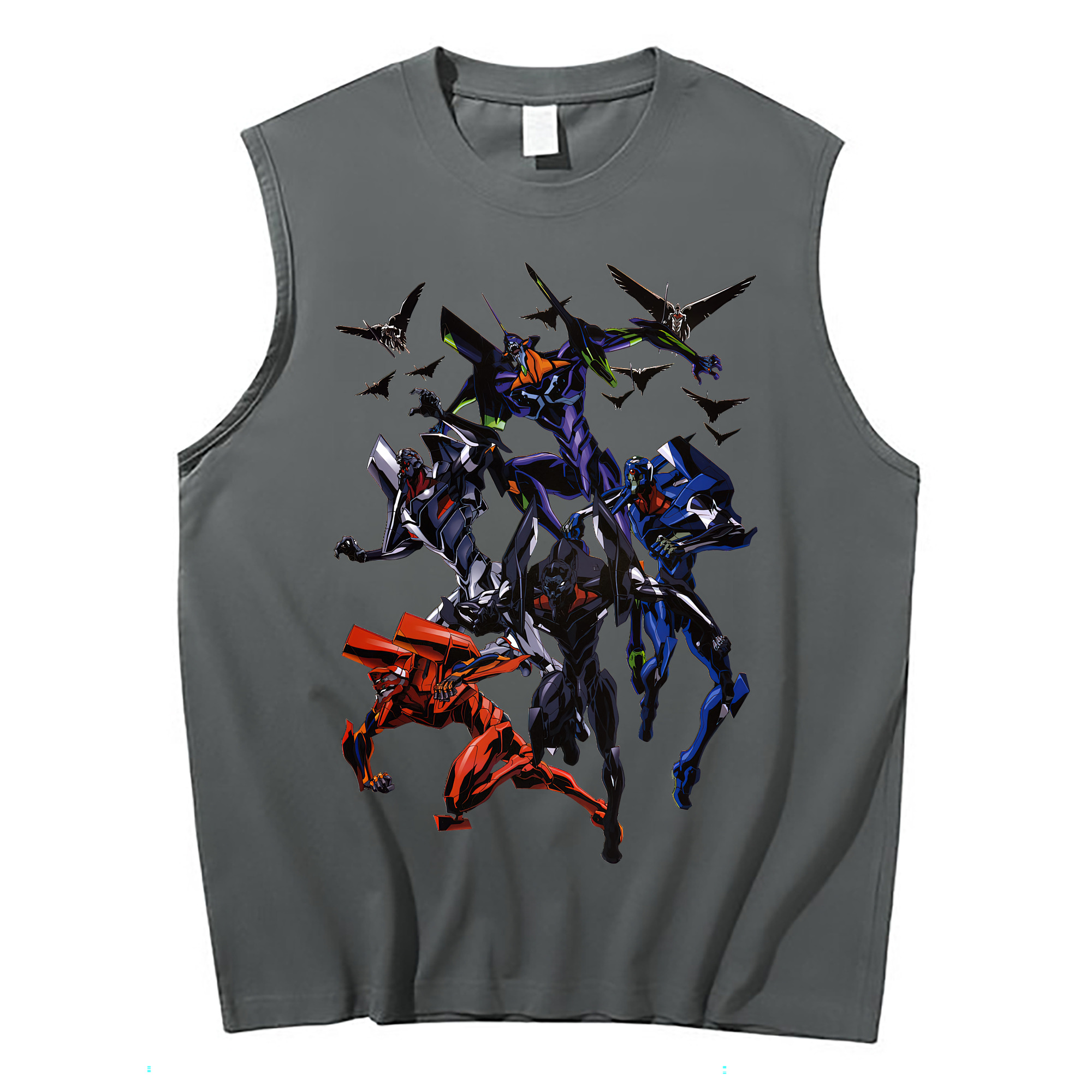 （画像用） EVA 新世紀エヴァンゲリオン コットン100％タンクトップ（フロントプリント）